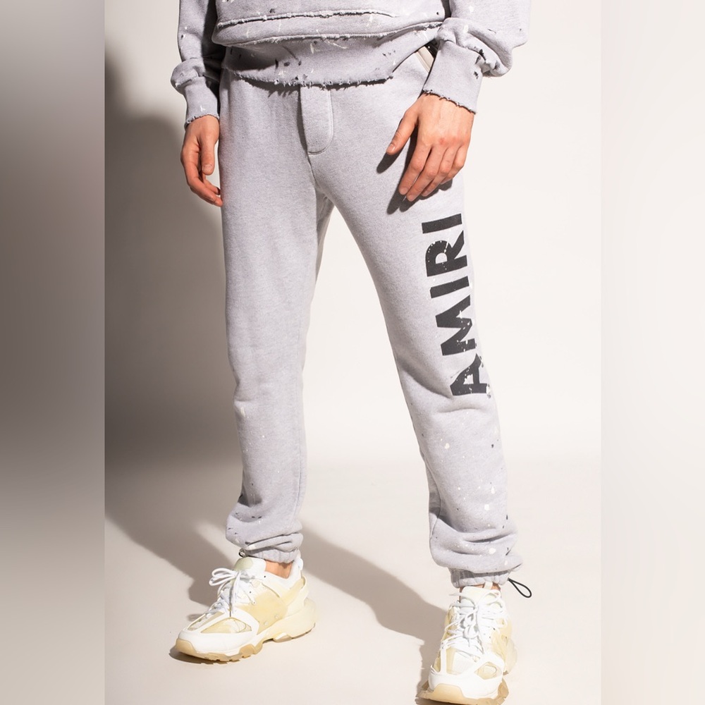 AMIRI Splatter Paint Army Paint Sweatpants